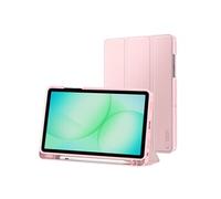 Étui Clapet pour Galaxy Tab A11 Plus Auto-Veille avec Support et Porte Stylet Tech-Protect Rose Rose
