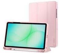 Étui Clapet pour Galaxy Tab A11 Plus Auto-Veille avec Support et Porte Stylet Tech-Protect Rose Rose