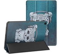 Étui Clapet pour Galaxy Tab A11 Plus Design Chat avec Support et Auto-Veille Tech Protect Vert Vert