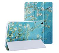 Étui Clapet pour Galaxy Tab A11 Plus Design Floral avec Support et Auto-Veille Tech Protect Bleu