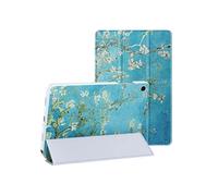 Étui Clapet pour Galaxy Tab A11 Plus Design Floral avec Support et Auto-Veille Tech-Protect Bleu Bleu