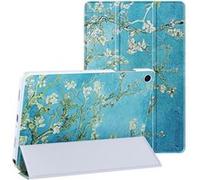Etui Clapet pour Galaxy Tab A11 Plus Design Floral avec Support et Auto-Veille Tech Protect Bleu