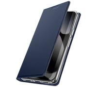 Étui Clapet pour Google Pixel 10 Pro XL avec Porte-cartes Série Skin Pro Dux Ducis Bleu nuit