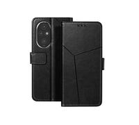 Etui Clapet pour Honor 200 Portefeuille Support Vidéo Noir