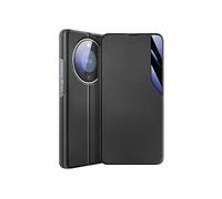 Etui Clapet pour Honor Magic 8 Lite Conception Bi-Matière avec Fonction Support Noir