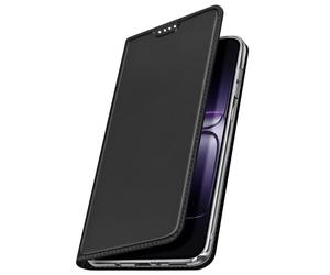 Étui Clapet pour OnePlus Nord 5 avec Porte-cartes Série Skin Pro Noir