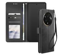 Étui Clapet - Realme - 14 Pro Plus - Noir - Simili cuir - Support vidéo