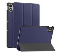 Etui clapet Trifold pour Xiaomi Redmi Pad 2 Pro - Support clavier/vidéo, Bleu marine