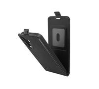 Etui Clapet Vertical pour Galaxy A15 avec Porte-carte et Support Vidéo Noir