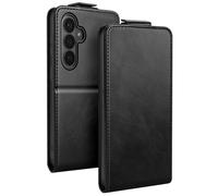 Etui Clapet Vertical pour Galaxy S26 Plus avec Porte-carte et Support Vidéo Noir