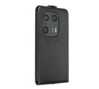 Étui Clapet Vertical pour Motorola Edge 50 Ultra Porte-cartes Noir