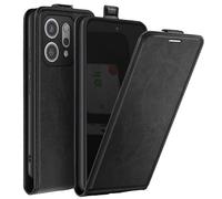 Etui Clapet Vertical pour Fairphone 6 Portefeuille Magnétique avec Support Noir