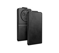 Etui Clapet Vertical Xiaomi 17 Ultra Porte-carte Support Vidéo Noir