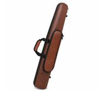 Étui Clarinette Étui Rigide Boîtier Sac Bretelle Stockage Transport en Similicuir Texturé avec Fermeture Éclair et Poignée Adapté aux Déplacements Quotidiens Cours Concerts, Marron, Marron