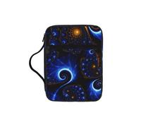 Étui classique imprimé bleu pour la Bible pour femmes et filles, avec poignée pour Bible de taille standard