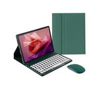 Étui clavier avec souris compatible avec la tablette Lenovo Tab P11 (2e génération) 11,5" 2023 (TB350FU), clavier sans fil détachable et support