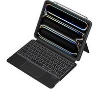 Mean Well Housse Folio Quick Note M4-2024 pour iPad Pro 11" Clavier Azerty Gris