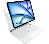 Étui-clavier AZERTY rétroéclairé iPad Air/Pro 11″ (2025-2018) - trackpad, 7 couleurs, aimanté, 320 h