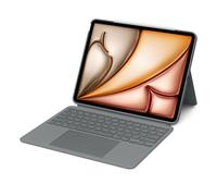 Logitech Combo Touch - Clavier et étui - avec trackpad - rétroéclairé - Apple Smart connector - AZERTY - Français - gris oxford - pour Apple 13-inch iPad Air (M2)