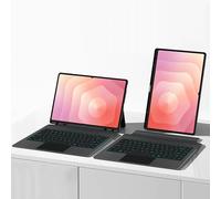 Étui clavier compatible avec Samsung Galaxy Tab S11 Ultra 5G 14,6" 2025 SM-X930/X936B - Housse de clavier folio rétroéclairée amovible avec pavé tactile/porte-crayon Tab S11 Ultra 14,6" (noir)