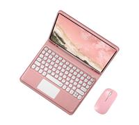 Étui clavier et souris rétro tactile compatible avec l'iPad Pro 11 (2021) - Protection élégante et expérience de frappe améliorée