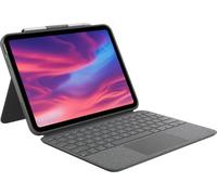 Logitech Combo Touch - Clavier et étui - avec trackpad - rétroéclairé - Apple Smart connector - QWERTZ - Allemand - gris oxford - pour Apple 10.9-inch iPad (10ème génération)