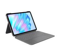 Logitech Combo Touch - Clavier et étui - avec trackpad - rétroéclairé - Apple Smart connector - AZERTY - Français - gris oxford - pour Apple 11-inch iPad Air (M2)