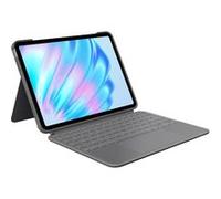 Logitech Combo Touch - Clavier et étui - avec trackpad - rétroéclairé - Apple Smart connector - AZERTY - Français - gris oxford - pour Apple 11-inch iPad Air (M2)
