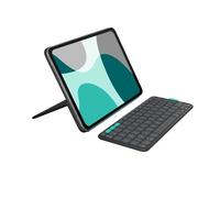 Logitech Flip Folio, étui clavier pour iPad Pro 11 pouces (M4 et M5) et iPad Air 11 pouces (M2 et M3)(5e gén. - 2024), FRA AZERTY, Étui Bluetooth de protection escamotable, multidispositif - Graphite