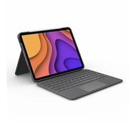 Etui clavier - Logitech - Folio Touch - AZERTY -Pour iPad Air (M2 & M3) (4e et 5e génération) - Gris