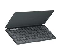 Logitech Keys-To-Go 2 - Clavier - couvercle intégré - sans fil - Bluetooth LE - AZERTY - Français - graphite