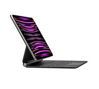 Étui clavier magique pour iPad Air 13" (M2 2024/M3 2025) et iPad Pro 12,9" (3/4/5/6e génération), support magnétique Bluetooth iPad avec pavé tactile de précision, mise en veille/réveil automatique