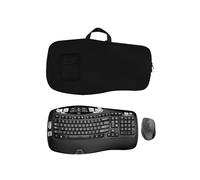 Étui clavier portable résistant aux chocs, étanche à la poussière, compatible avec clavier et souris sans fil Logitech MK570/MK550