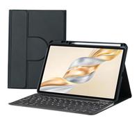 Étui Clavier pour Honor Pad X9a/X9 Pro 11,5 Pouces 2025,Étui Magnétique Rotatif À 360° avec Porte-Crayon,Clavier Bluetooth Détachable À Disposition AZERTY,Black1