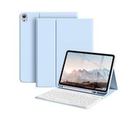 Étui Clavier pour iPad Mini 6 2021 8,3 Pouces/Mini 7e génération 2024 A17 Pro 8,3 Pouces Clavier Bluetooth Amovible sans Fil avec étui pour Stylet
