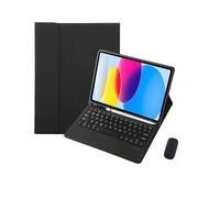 Etui Clavier pour ipad Mini（A17 Pro） 7th Generation 2024 8.3 inch with Mouse, Keyboard Case with Pencil Holder-Detachable Bluetooth Cover for iPad Mini 7 Gen(Black)