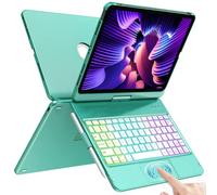 Étui clavier pour iPad Pro 11" 4{^>e<^} génération 2022/3{^>e<^} génération 2021/iPad Air 10.9 5ème 2022/4{^>e<^} génération 2020/iPad Pro 11" 2ème/1ère génération, clavier trackpad tactile