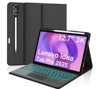 Étui clavier pour Lenovo Idea Tab Pro, fin, amovible, sans fil, rechargeable, avec support multi-angles et porte-stylo S, 6
