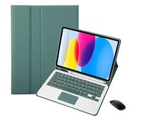 Etui Clavier pour Samsung Galaxy S10 FE+ Tablette 13.1" avec Souris rétro-éclairée 7 Couleurs, Slim Cover Clavier détachable Bluetooth Multi-Touch Trackpad avec Support pour Stylet S Pen