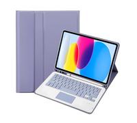 Étui Clavier pour Samsung Galaxy Tab S10 Ultra/S9 Ultra/S8 Ultra 14,6 Pouces, Coque arrière Souple en TPU, pavé Tactile, Clavier Bluetooth sans Fil Amovible avec Support pour Stylet