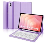 Étui clavier pour Samsung Galaxy Tab S11 Ultra 14,6", Galaxy Tablet S11 Ultra avec porte-stylo, clavier sans fil magnétique amovible pour Samsung Tab 14,6" SM-X930/X936B 2025