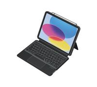 Mean Well Étui clavier Quick Note Bluetooth QWERTY espagnol iPad 11" A16/10e gen Noir