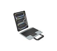 Etui Clavier Rétroéclairé pour iPad Pro 11 Antichoc avec Touchpad Noir