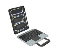 Étui Clavier Rétroéclairé pour iPad Pro 11 Antichoc avec Touchpad Noir