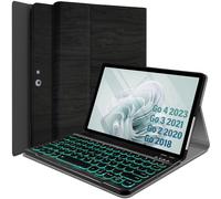 Étui clavier rétroéclairé pour tablette Surface Go 3 (2021)/Surface Go 2 2020/Surface Go 2018, clavier sans fil magnétique amovible avec coque en polyuréthane de qualité supérieure 7 couleurs