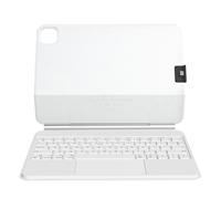 Étui-clavier Rexsun pour tablette - Conception magnétique flottante, coque de protection détachable, pavé tactile de précision pour iPad Pro 11"/Air 10,9"/11", modèle P11-2 (blanc)