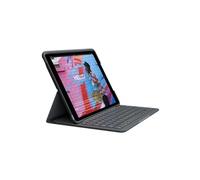 Etui clavier Slim Folio pour iPad 9ème génération, 8ème génération et 7ème génération sans fil Noir