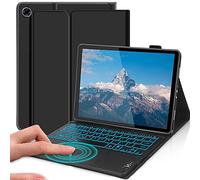 Étui Clavier Touchpad pour Lenovo Tab M10 HD (2 Generation) TB-X306X/TB-X306F, AZERTY Français Clavier Bluetooth Rétroéclairé Détachable avec Étui Touchpad