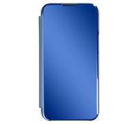 Etui Clear View iPhone 13 Pro Max avec Clapet Miroir Support Vidéo bleu