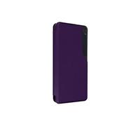 Etui Clear View pour Samsung Galaxy A14 4G et 5G Fenêtre Affichage Heure Support Vidéo Violet